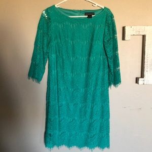 Cute western turquoise dress.